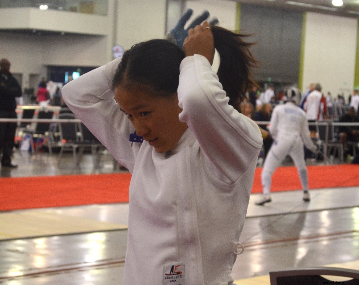 Long Hair and Fencers – Competition Rules: Tips from a Fencing Mom