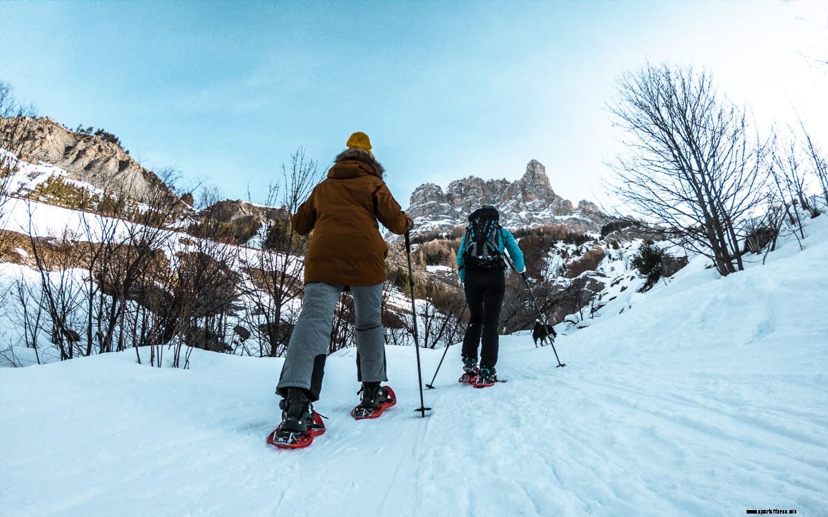 Snowshoeing in Le Monetier-Les-Bains, Serre Chevalier