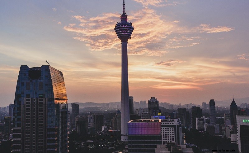 Extreme BASE Jumping from the KL Tower