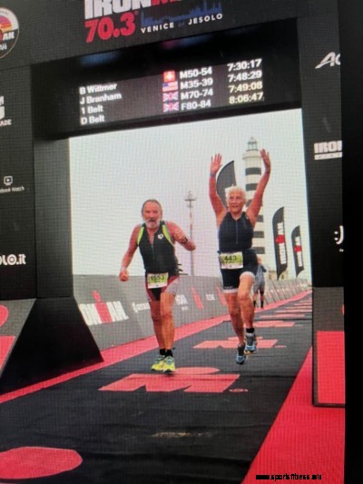 ‘Just keep going’ – the secret to running an Ironman at 82