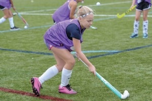 Opvarmningsrutiner for landhockeyspillere 