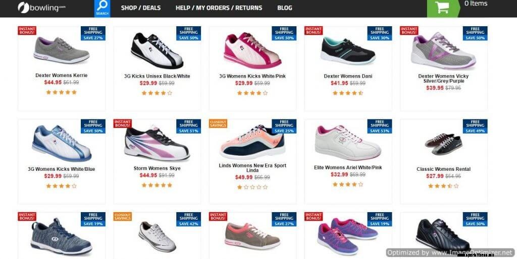 zapatos de bolos para mujer