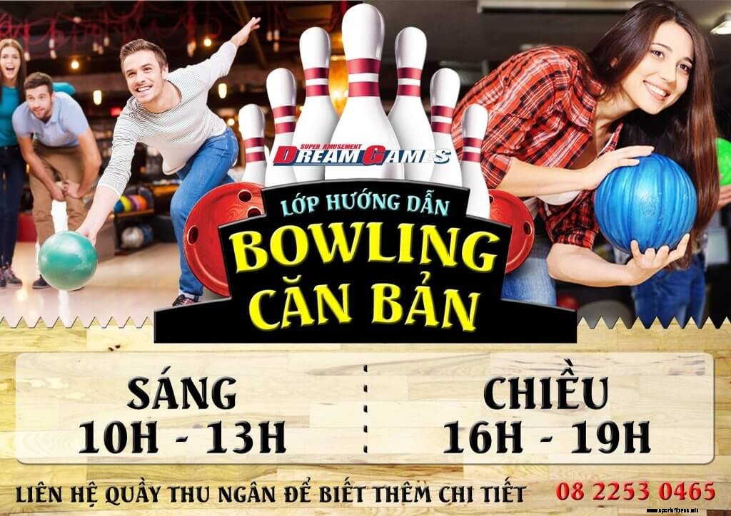Impara il bowling di base a Dream Game Tan Phu