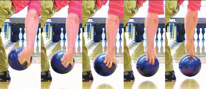 Sean Hands bowling relasea follow thru