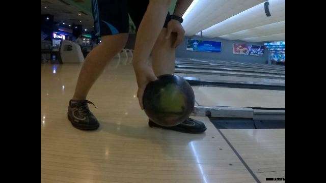 bowling håndledskop fra siden