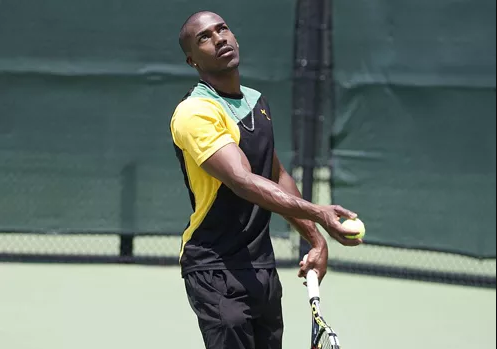 Dominic Pagon tennis serve