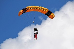 Ekstrem faldskærmsudspring 